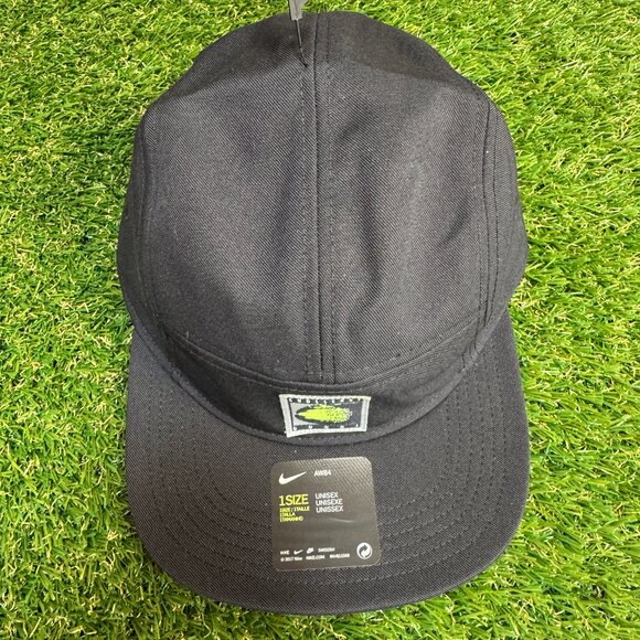Nike Court Tennis AW84 Challenge Cap Agassi Sampras Hat Black CW6430-010 NEW - Picture 2 of 9